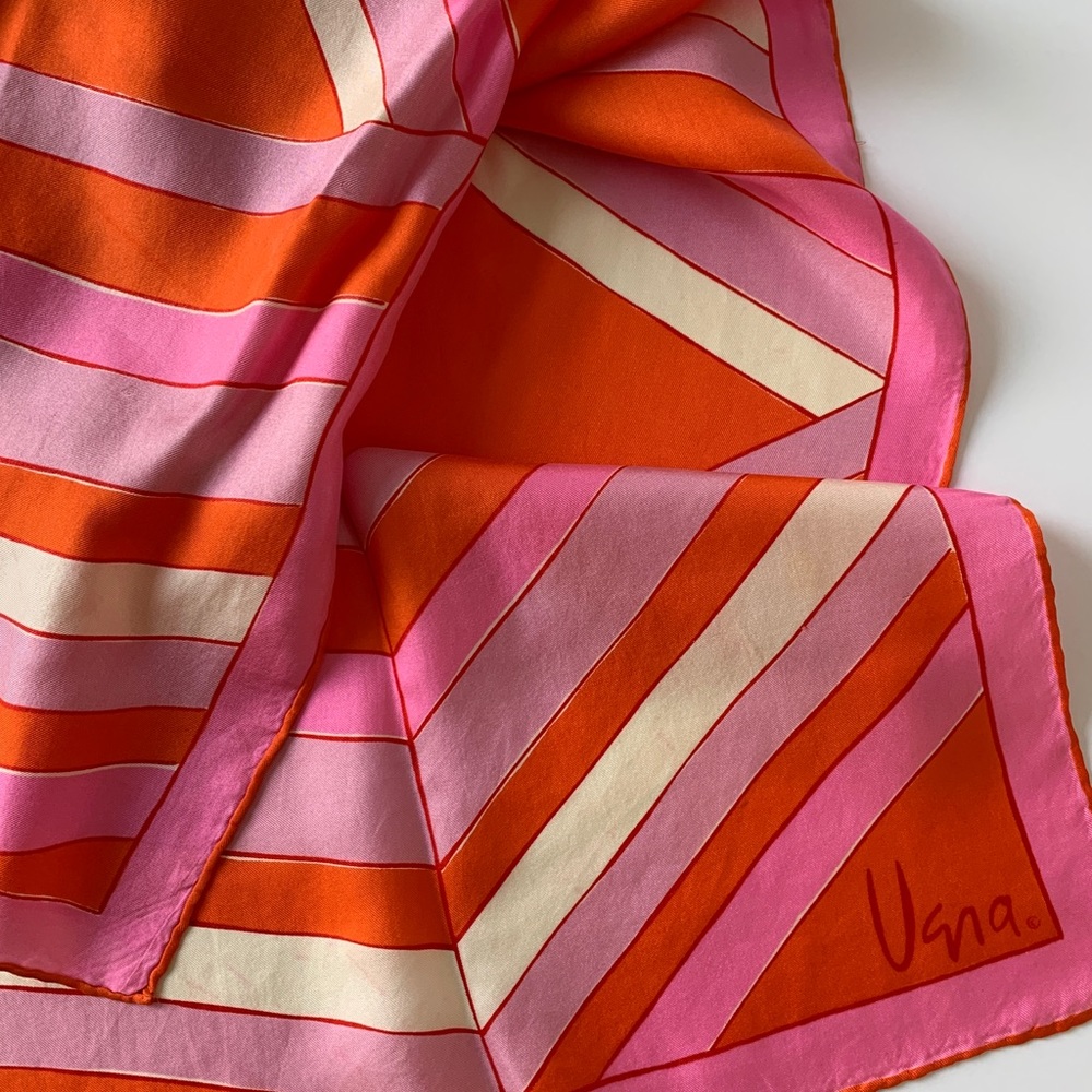 Vintage Vera Neumann Scarf geometric print